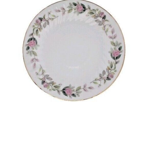 Vintage Creative Regency Rose  6" Saucers lot of 8 - Picture 4 of 11